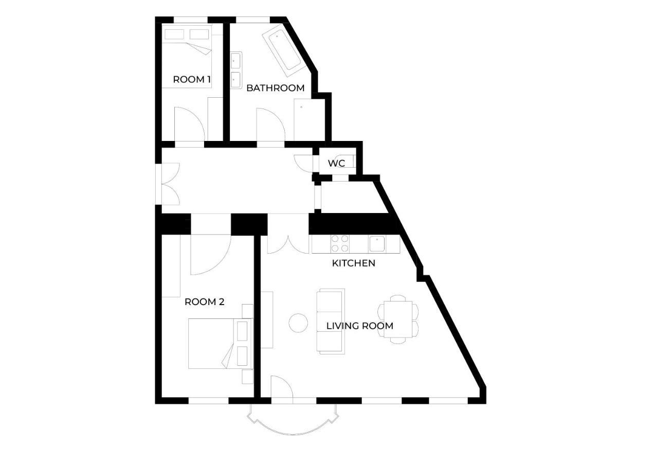 Luxurious, 2 Min To Casino And Roemertherme Apartment Baden Luaran gambar